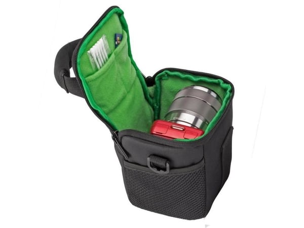 Riva Case 7412 (PS) - Skulderveske for kamera med zoomlinse - polyester - svart