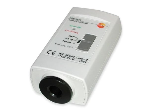 Testo 0554 0452, Digitalt, 0 - 114 dB, 0,5 dB, Hvit, testo 815, testo 816, testo 816-1, 9 V
