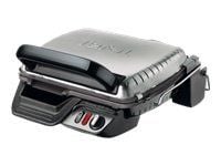 Tefal UltraCompact 600 Comfort - Grill - elektrisk - 600 kvadratcentimeter - rustfritt stål / svart