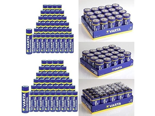 Varta Industrial 4003 - Batteri 4 x AAA - Alkalisk - 1250 mAh