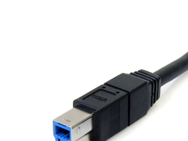 StarTech.com 3m Black SuperSpeed USB 3.0 Cable A to B M/M - USB-kaapeli - USB Type B (han) til USB Type A (han) - USB 3.0 - 3 m - formet - lajittelu