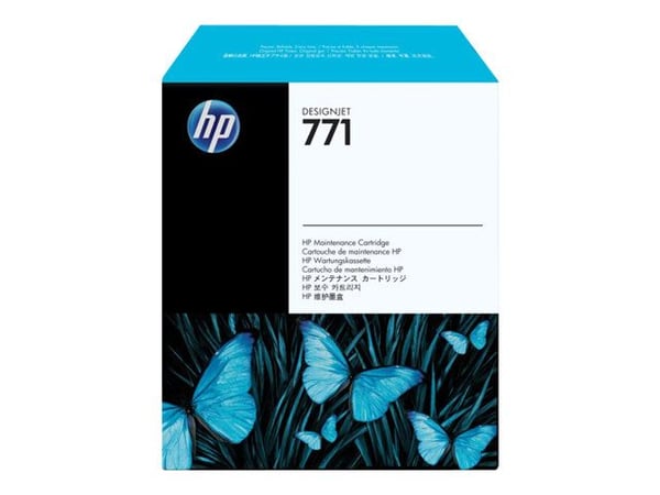 HP 771, Designjet-huoltokasetti, HP DesignJet Z6200 -valokuvatulostinsarja, Lämpömustesuihkutulostin, CH644A, Saksa, Singapore, 294 mm, 63 mm