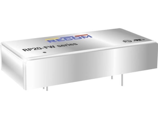 RECOM RP20-2412SFW DC/DC-binäärimuunnin 1670 mA 20 W Lähtöjen määrä: 1 x