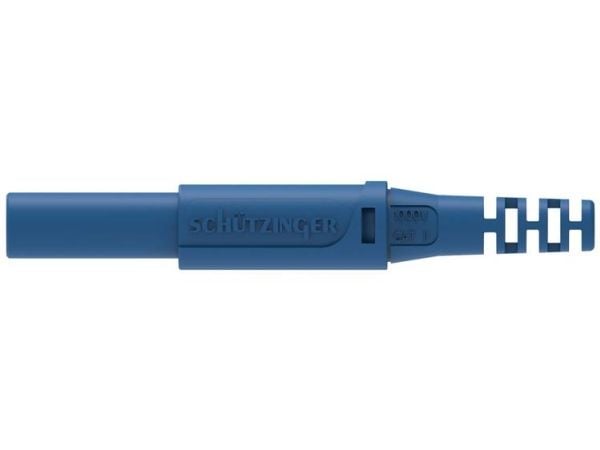 Schützinger DI SFK 30 S Au / OK / BL sikkerhetsfjæringsplugg, blå, 1 stk