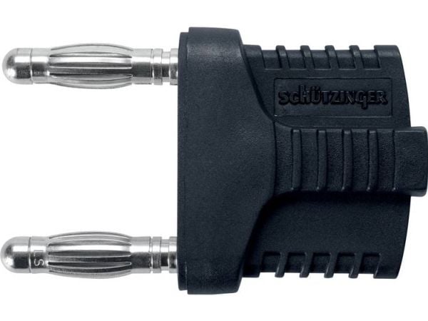 Schützinger KORT 19-4 IG MB Ni / SW Kortslutningsstik Sort 1 stk