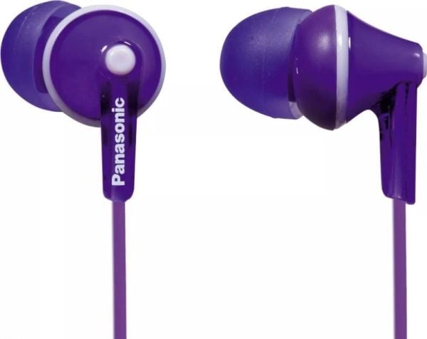 Panasonic RP-HJE125 - Ergofit - ørepropper - i øret - kablet - 3,5 mm jakk - fiolett