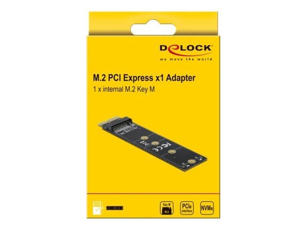 DeLOCK - Grensesnittadapter - M.2 - M.2 NVMe-kort - PCIe 4.0 (64105)