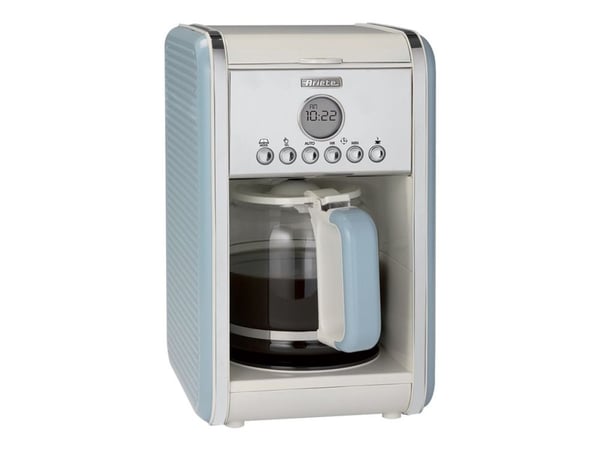 Ariete 1342 Vintage - Kaffemaskin - 12 kopper - lys blå