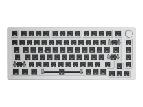 Glorious GMMK PRO 75% Barebone - Tastatur - bakgrunnsbelyst - USB-C - ishvit