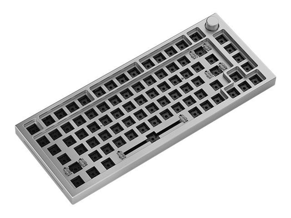 Glorious GMMK PRO 75% Barebone - Tastatur - bakgrunnsbelyst - USB-C - ishvit