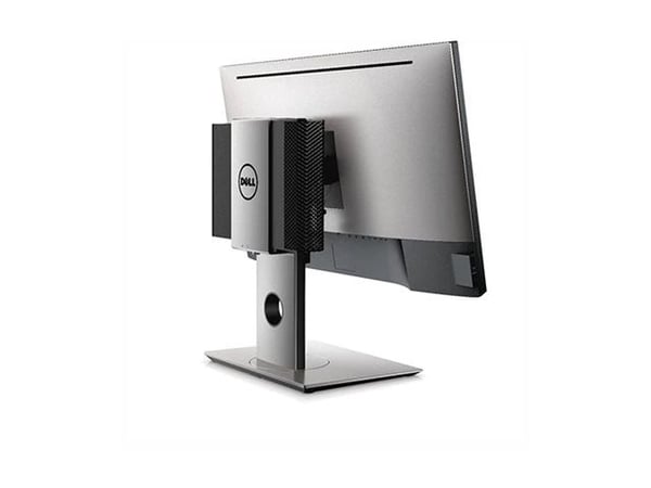 Dell Micro Form Factor All-in-One Stand MFS18 - Stativ - for monitor / mini-PC - skjermstørrelse: 19"-27" - monteringsgrensesnitt: 100 x 100 mm - s...