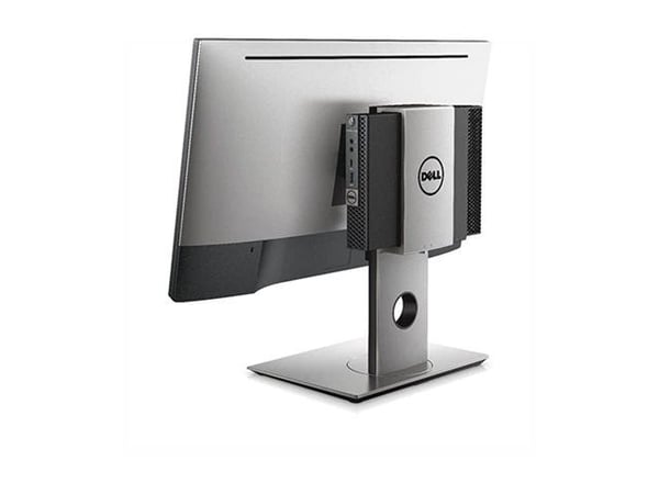 Dell Micro Form Factor All-in-One Stand MFS18 - Stativ - for monitor / mini-PC - skjermstørrelse: 19"-27" - monteringsgrensesnitt: 100 x 100 mm - s...