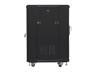 Lanberg - Rack skap - svart, RAL 9004 - 15U - 19"