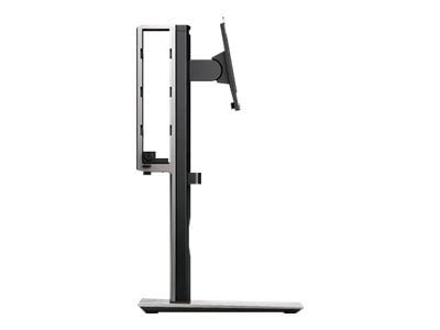 Dell Micro Form Factor All-in-One Stand MFS18 - Stativ - for monitor / mini-PC - skjermstørrelse: 19"-27" - monteringsgrensesnitt: 100 x 100 mm - s...