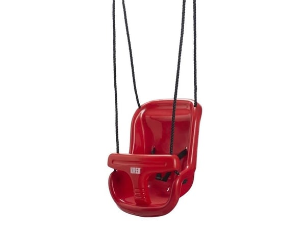 KREA Swing w/High Back In Plastic Red