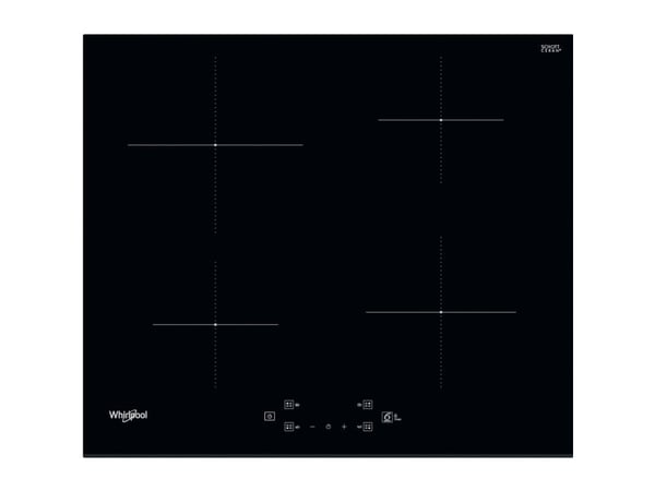 Whirlpool WS Q2760 BF, Svart, Inbyggd, 60 cm, Zoninduktionshäll, Keramik, 4 zon(er)