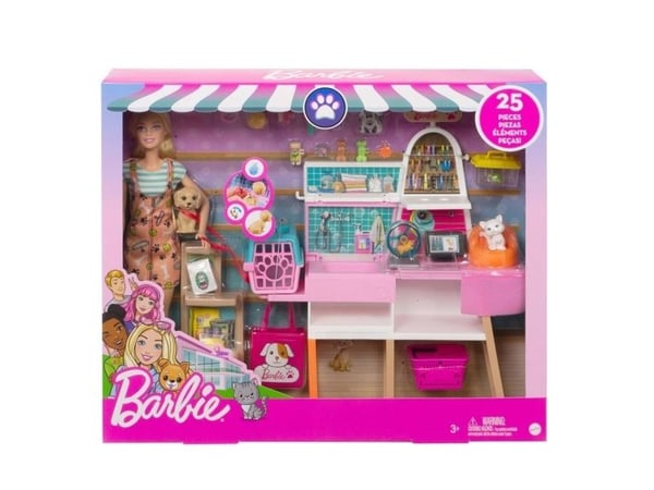 Barbie Pet Supply Store Doll and Playset