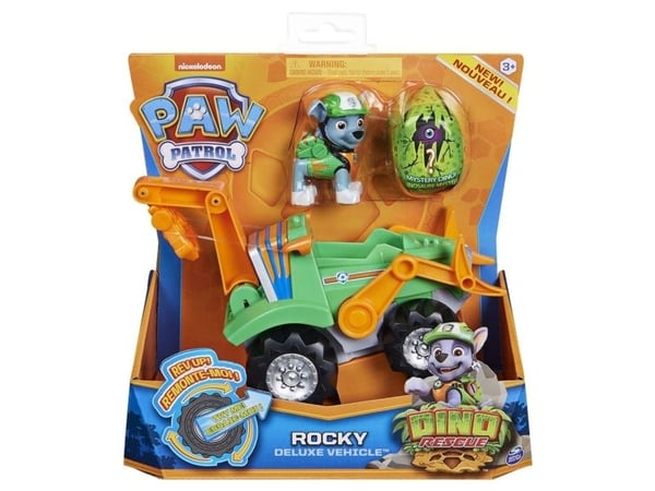 Paw Patrol Dino Deluxe Vehicles Rocky