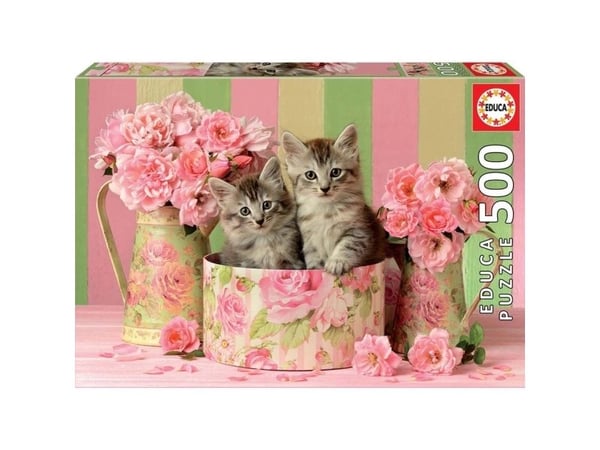 Educa 500 Kittens With Roses