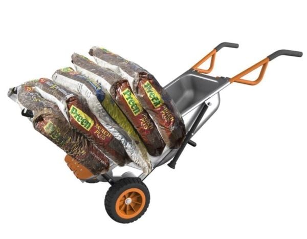 WORX WG050, Metall, Håndtruck, Sort, Oransje, Rustfritt stål, 140 kg, 2 hjul, 18 kg