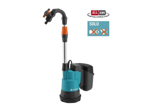 Gardena 14602-55, Batteri, 2 stang, 2000 l/t, Sort, Blå, Oransje