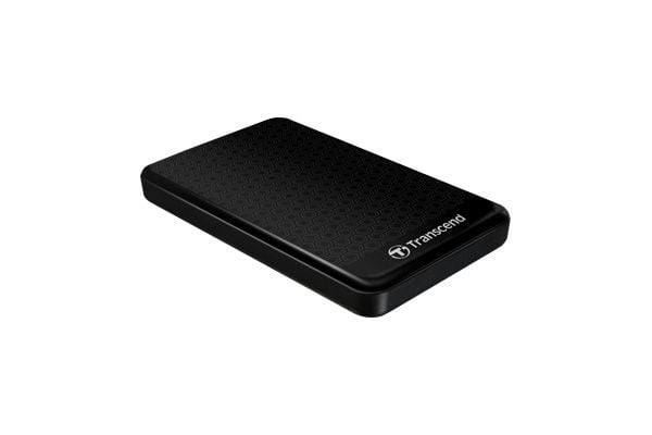 Transcend StoreJet 25A3 - Harddisk - 2 TB - ekstern (bærbar) - 2.5" - USB 3.0 - svart