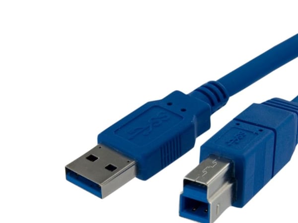 StarTech.com USB3SAB1M, 1 m, USB A, USB B, USB 3.2 Gen 1 (3.1 Gen 1), Uros/uros, Sininen