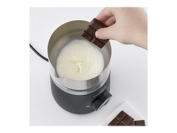 SEVERIN SM 3585 Spuma 500 - Melkeskummer - 0.5 liter - 500 W - børstet rustfritt stål / svart