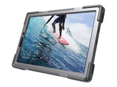 eSTUFF Defender Case - Bagsidecover til nettbrett - grov - silikon, polykarbonat - sort - 10,5" - for Samsung Galaxy Tab A (2018) (10,5 tommer)