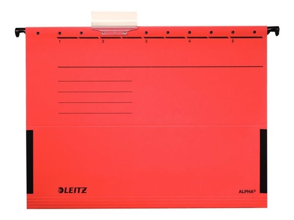 Leitz Alpha, A4, Punainen, 348 mm, 260 mm, 80 g