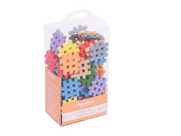 Marioinex Klocki Waffle Mini pastelli 70 kpl 2+ Marioinex Marioinex