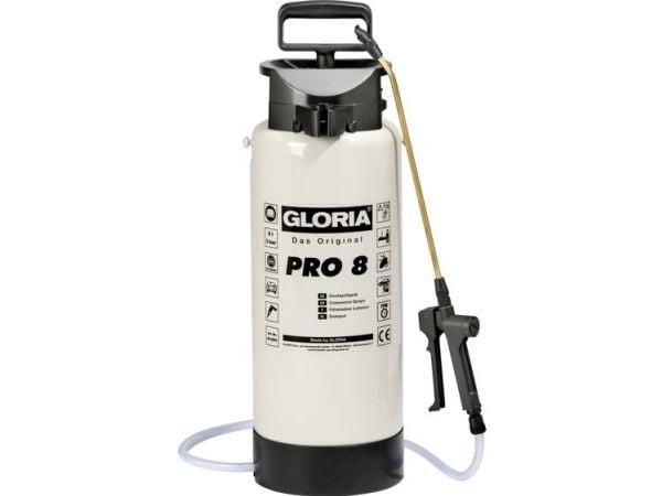 Gloria Haus und Garten Pro 8 trykksprøyte 8 l bærerem