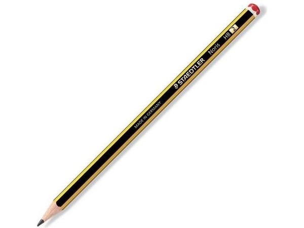 Staedtler Noris, HB, musta, Keltainen, PEFC, 1 kpl, Saksa