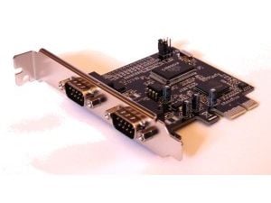 UNITEK Y-7503, PCI, Sarja, Naaras, Matala profiili, DB9, Punainen