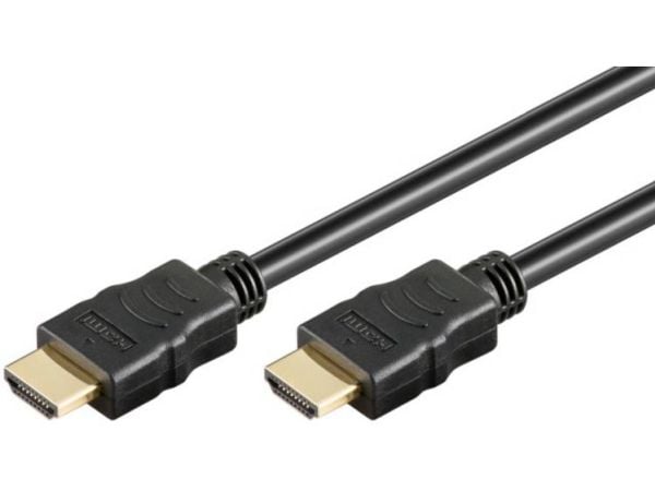 TECHly High Speed HDMI Cable With Ethernet Channel - HDMI-kabel med Ethernet - HDMI hann til HDMI hann - 3 m - dobbeltisolert