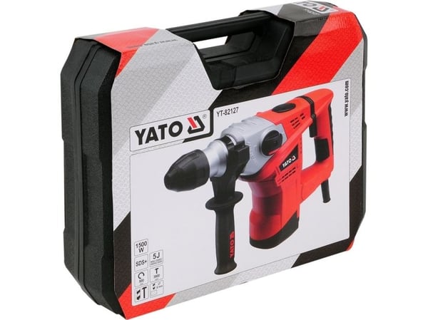 Yato YT-82127, SDS Plus, Svart, Röd, II, 3,2 cm, 3900 RPM, 5 J