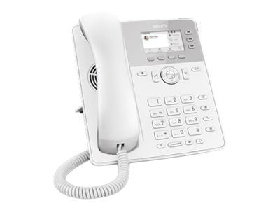 snom D717 - VoIP-telefon - treveis anropskapasitet - SIP, RTCP, SRTP - hvit