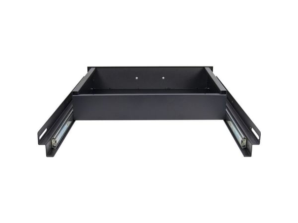 Inter-Tech SWSD-650/1000 - Rackskuff - svart, RAL 9005 - 2U - 19"