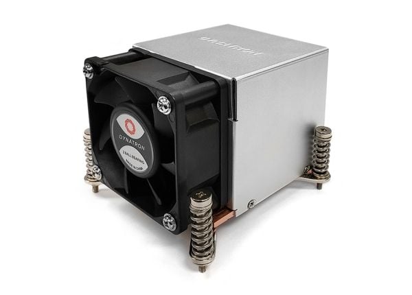 Inter-Tech K-650 - Prosessorkjøler - (for: LGA1156, LGA1155, LGA1151) - kobbersokkel med aluminiumsfinner - 60 mm