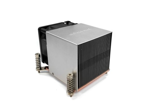 Inter-Tech K-650 - Prosessorkjøler - (for: LGA1156, LGA1155, LGA1151) - kobbersokkel med aluminiumsfinner - 60 mm