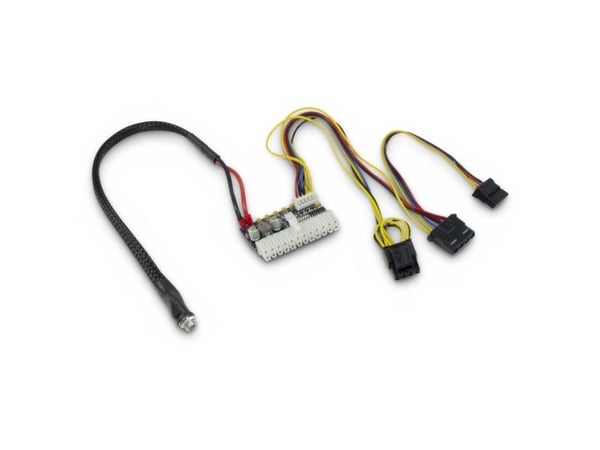 Inter-Tech - Strømkabel - 20-pin ATX, power DC jack til 4-pin intern strøm, 4-pins intern strøm (12V), SATA-strøm