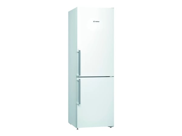 Bosch Serie | 4 KGV366WEP - Kjøleskap/fryser - bunnfryser - bredde: 60 cm - dybde: 65 cm - høyde: 186 cm - 308 liter - Klasse E - hvit