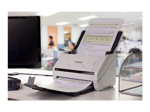 Epson WorkForce DS-770II - Dokumentskanner - Dupleks - 215.9 x 6096 mm - 600 dpi x 600 dpi - inntil 45 spm (mono) / inntil 45 spm (farge) - ADF (10...