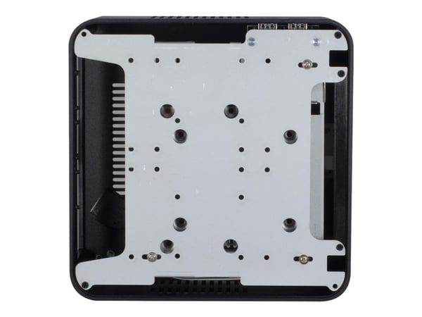 Inter-Tech A80S - USFF - mini ITX - virtalähde 60 Watt - musta - USB