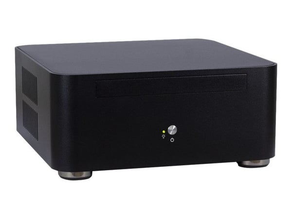 Inter-Tech A80S - USFF - mini ITX - virtalähde 60 Watt - musta - USB