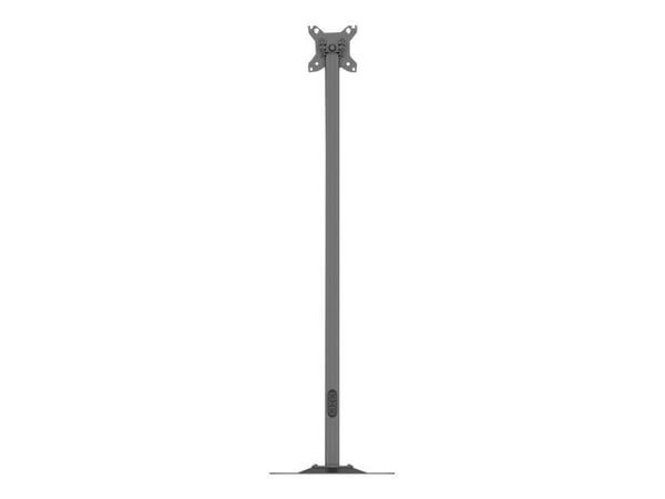 Multibrackets M Pro Single Pole Floorbase - Monteringskomponent (gulvstativ) - for nettbrett - stål - svart - skjermstørrelse: 7"-30"