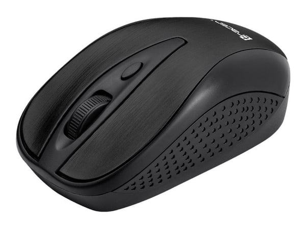 Tracer Joy II - Mus - høyre- og venstrehåndet - optisk - 3 knapper - trådløs - 2.4 GHz - USB trådløs mottaker - svart
