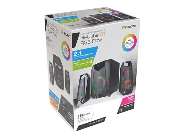 Tracer Hi-Cube - Høyttalersystem - 2,1 kanaler - trådløs - Bluetooth - 20 watt (Total)