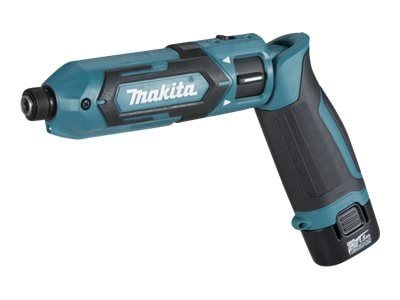 Makita TD022DSE - Støtdriver - trådløs - 1/4" sekskantspor - 45 N·m - 2 batterier - 7.2 V