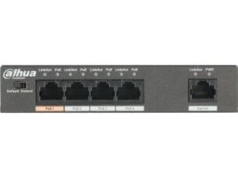 Dahua Technology PoE PFS3005-4ET-60, Uhåndtert, L2, Gigabit Ethernet (10/100/1000), Strøm over Ethernet (PoE)